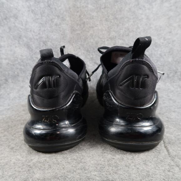 Nike Shoes Mens 10.5 Air Max 270 Sneakers Athletic Running Trainer Black Casual - Picture 5 of 13